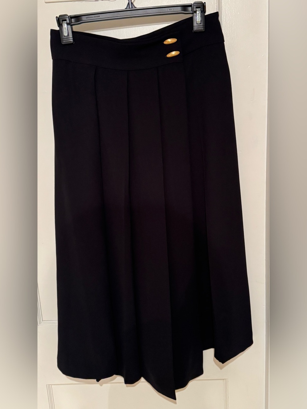 Zara High-Waisted Asymmetric Draped Culottes